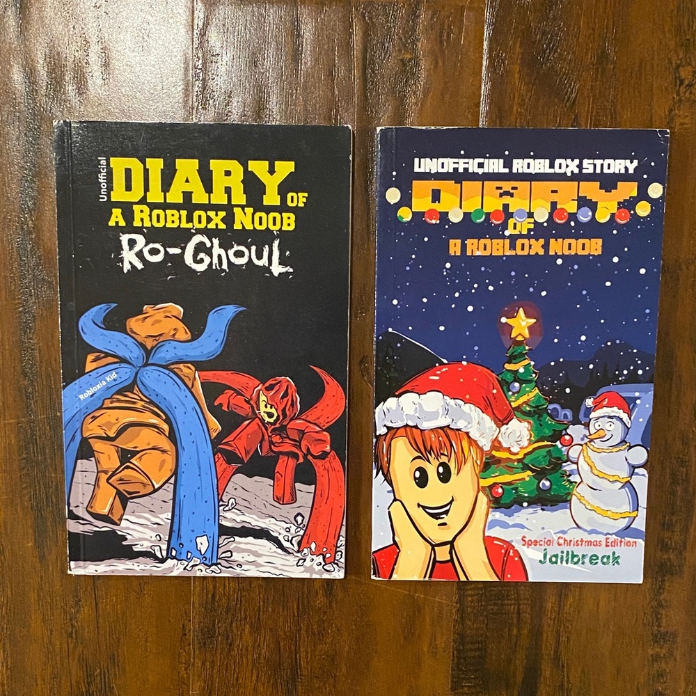 5/$10 Kids Books | 2 Unofficial Diaries of a Roblox Noob (Chapter Books)